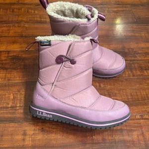 L.L.Bean Primaloft 200 gram purple boots